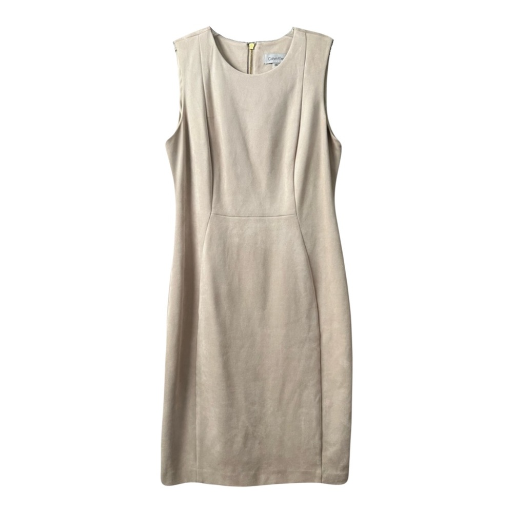 Calvin Klein Suede sleeveless dress
